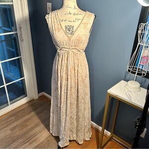 Z & L tie dye Sleeveless maxi Dress